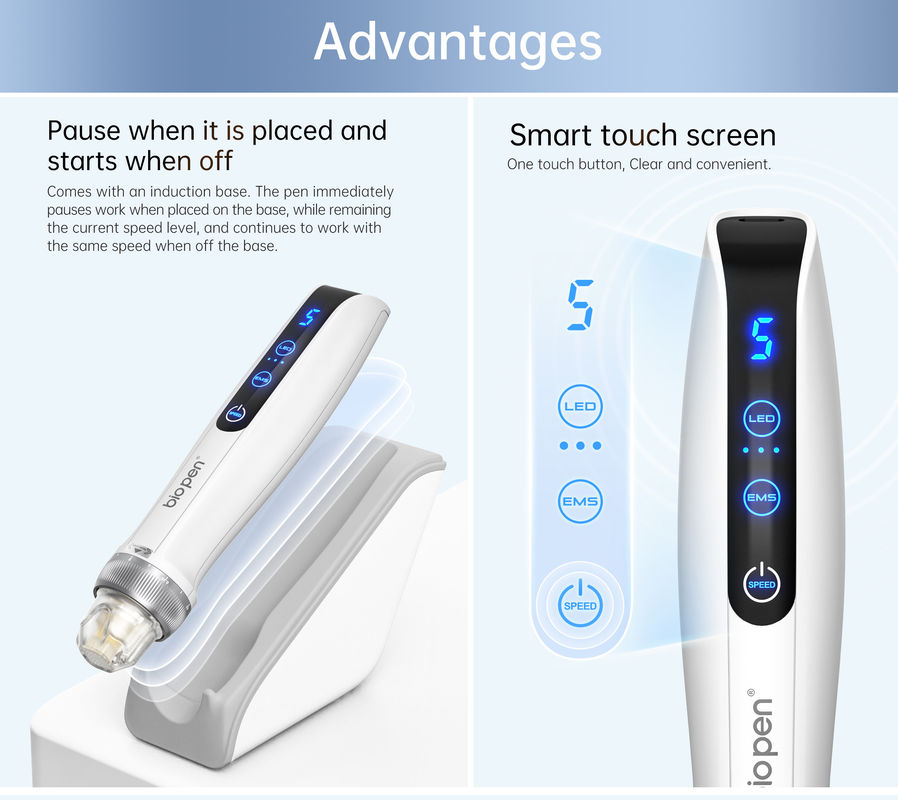 Улучшите свой режим ухода за кожей с помощью Bio Pen Q2 EMS Microneedling и светодиодной светотерапии