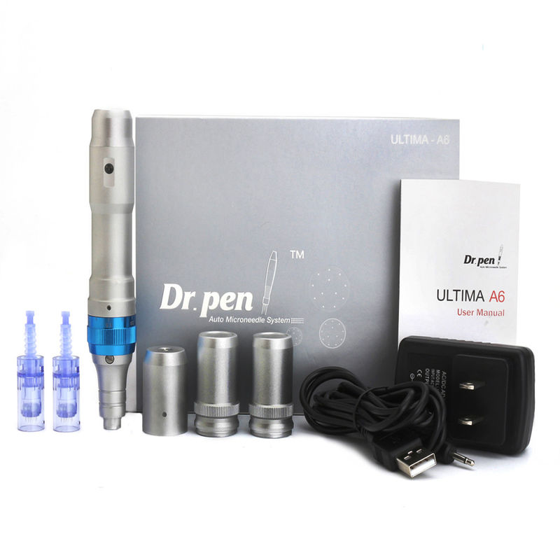Dr Pen Powerful Ultima A6 Microneedle Dermapen Meso перезаряжаемая с беспроводным и проводным питанием