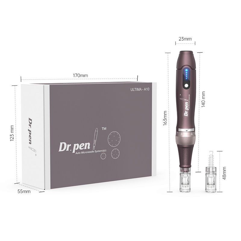 Электрические иглы Dermapen 2023 A10 для омоложения кожи и 5 уровней скорости