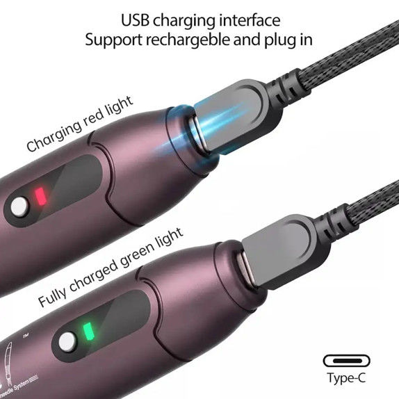 Электрические иглы Dermapen 2023 A10 для омоложения кожи и 5 уровней скорости