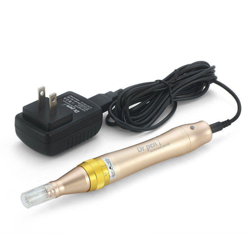 UK Plugs Type Dr Pen M5 Gold Dermapen для микроигловой терапии и омоложения кожи