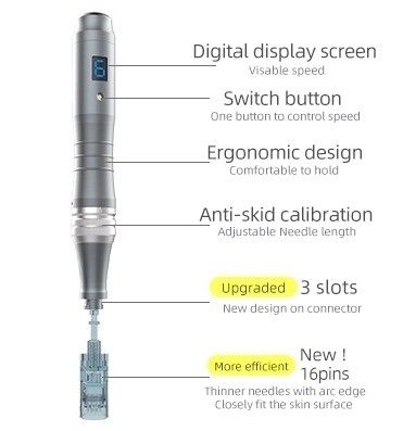 Dr Pen M8 Derma Pen с цифровым дисплеем и 6 скоростями