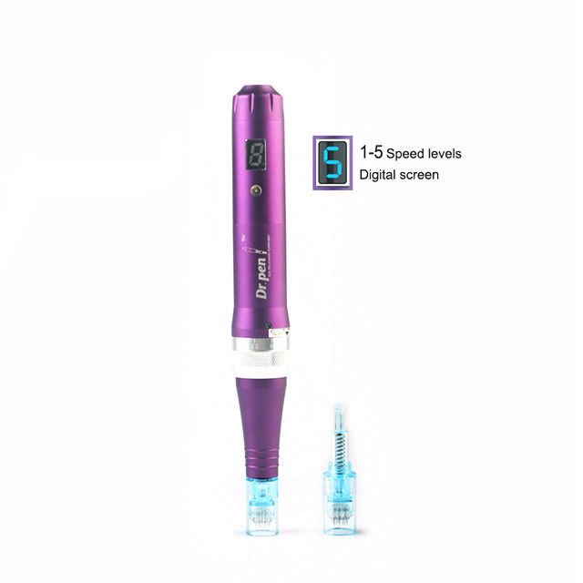 Корпус из алюминиевого сплава Dr Pen X5 Derma Pen Автоматическая система микроиглы Регулируемая длина иглы для британских розетки