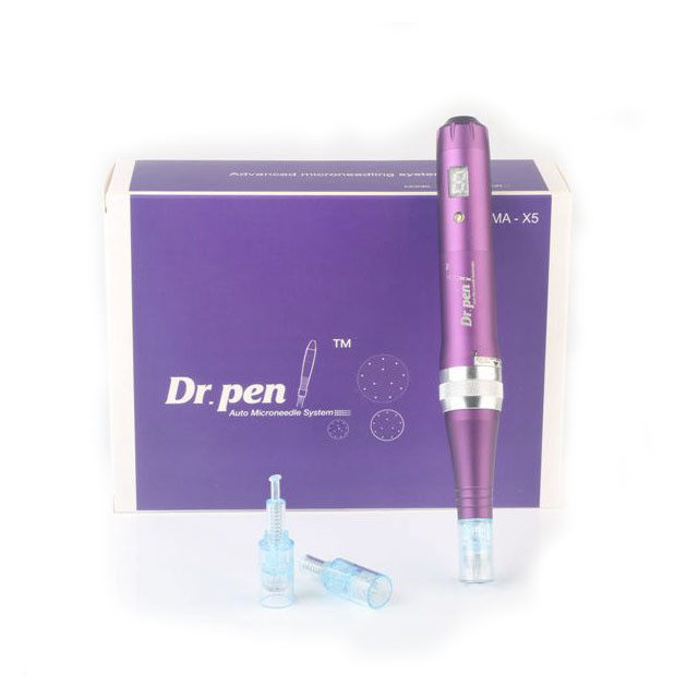 Корпус из алюминиевого сплава Dr Pen X5 Derma Pen Автоматическая система микроиглы Регулируемая длина иглы для британских розетки