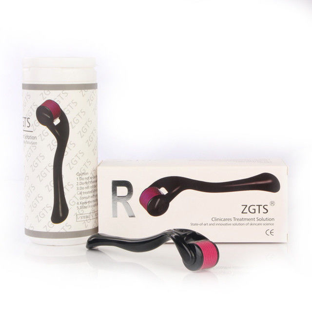 540 штифтов ZGTS Micro Pin Derma Roller с нержавеющей сталью в черной ручке