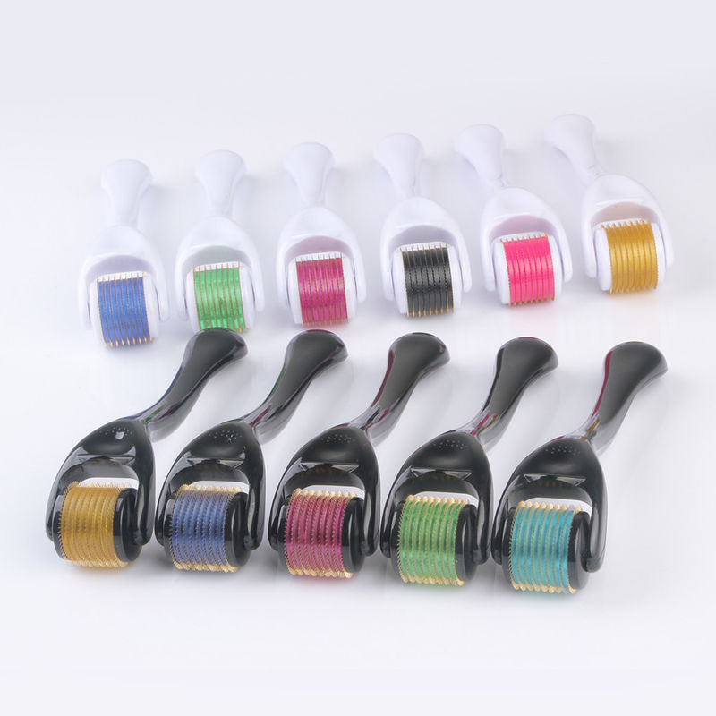 540 штифтов ZGTS Micro Pin Derma Roller с нержавеющей сталью в черной ручке