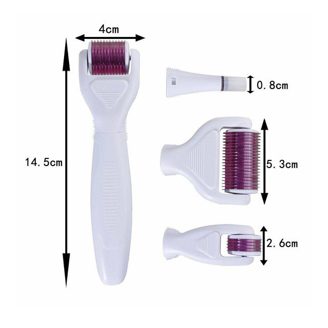 Ощутите мощь 5 в 1 DRS Derma Roller 300/720/1200 Игл для безупречной кожи
