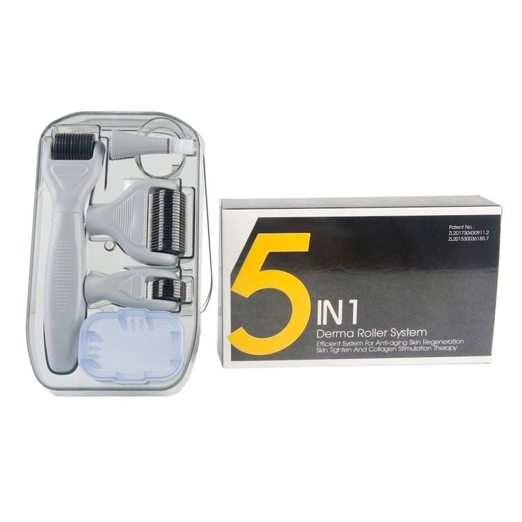 Ощутите мощь 5 в 1 DRS Derma Roller 300/720/1200 Игл для безупречной кожи