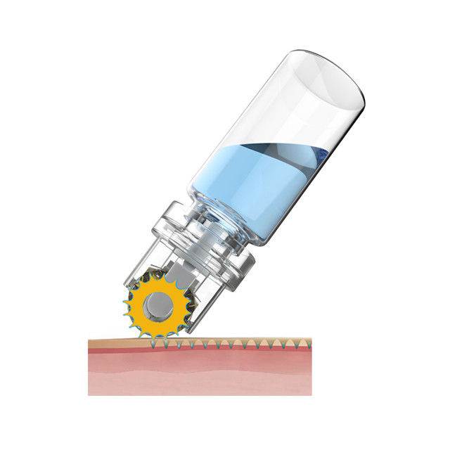 CE одобрен 64 золотые наконечники Hydra Microneedle Титановый дерма ролик для гиалуроновой кислоты