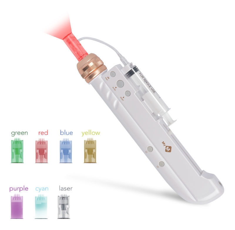 7 Lights Nano Derma Pen Электрическая микроигла для увеличения груди и ухода за лицом