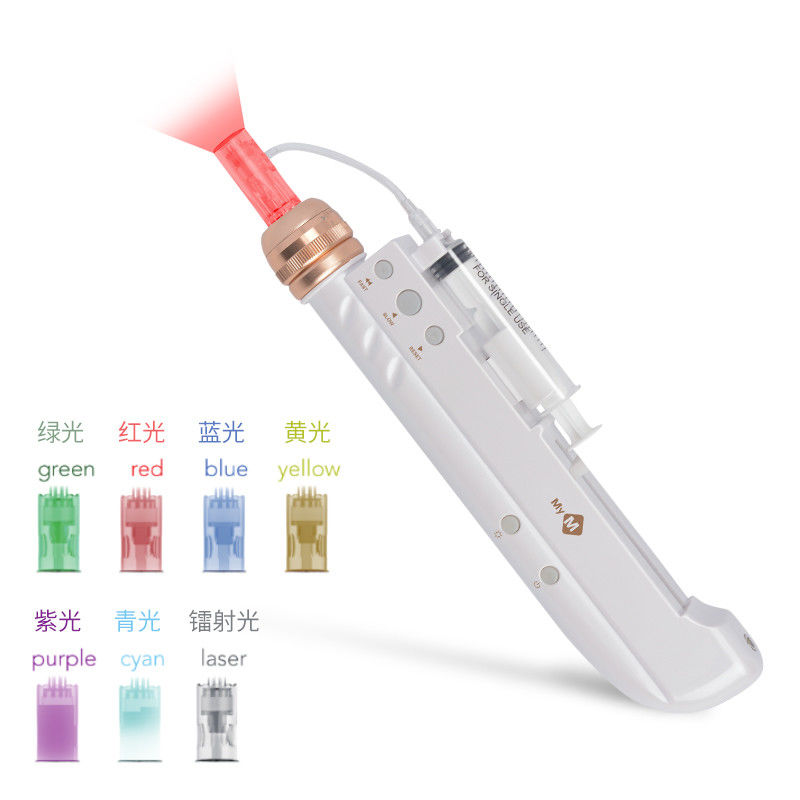 7 ламп Nano Derma Pen 3 в 1 Мини- инжектор мезотерапии водой для увеличения груди